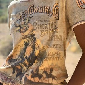 vintage cowgirl top